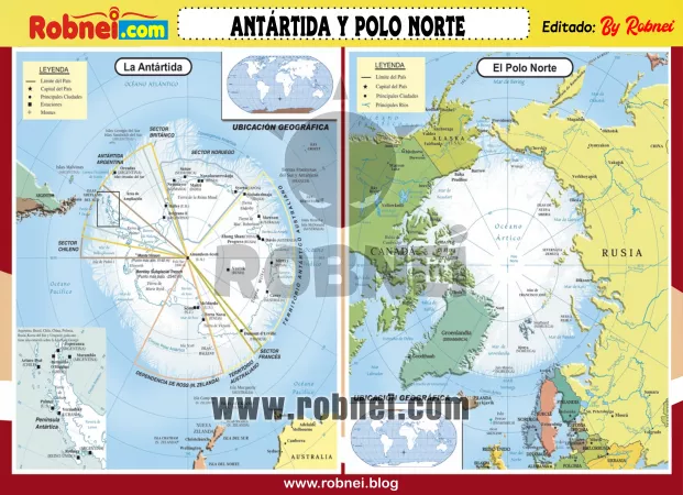 La Antartida Y El Polo Norte